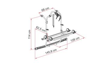Fahrradträger Carry Bike Fiamma PSA Modell 2023 #02096-28-